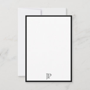 Elegant monogram gekalibreerd script Sjabloon