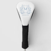 Elegant Monogram Golfheadcover (Voorkant)