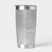 Elegant Monogram Gray Geïsoleerde Drinkbeker (Rechts)