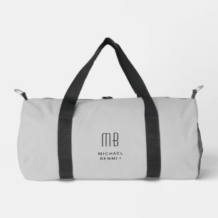 Elegant Monogram Gray Plunjezak