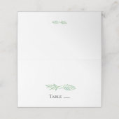 Elegant Monogram Greenery Wedding (Buitenkant ongevouwen)