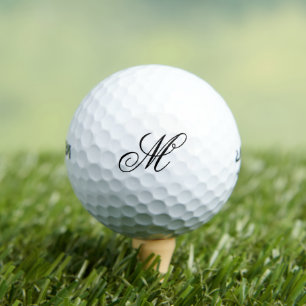 Elegant Monogram Initiaal Golfballen