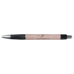 Elegant Monogram Initiaal Script Name Pen
