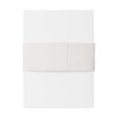 Elegant Monogram Initialen Bloemenbruiloft Uitnodigingen Wikkel (Achterkant Voorbeeld)