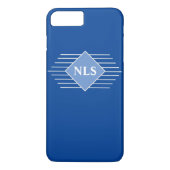 Elegant Monogram Initialen op een smart Case-Mate iPhone Case (Achterkant)
