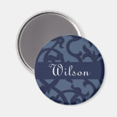 Elegant Monogram Magnetten Magneet (Voorkant / Achterkant)