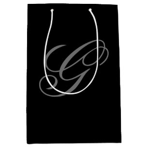 Elegant Monogram Middelgrote Gift Bag Medium Cadeauzakje