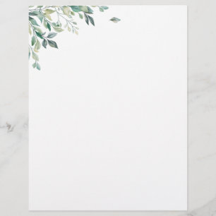 Elegant Monogram Modern Letterhead Briefhoofd