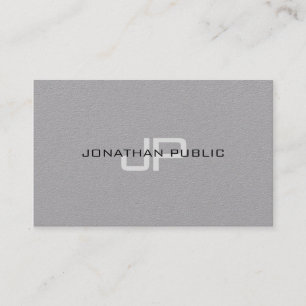 Elegant Monogram Moderne Minimale Sjabloon Visitekaartje