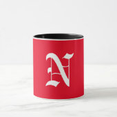 Elegant monogram N Mok (Midden)
