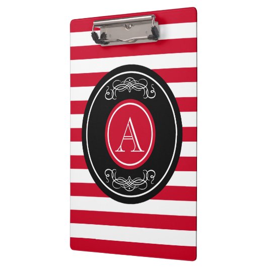 Elegant monogram ontwerp klembord (Links)