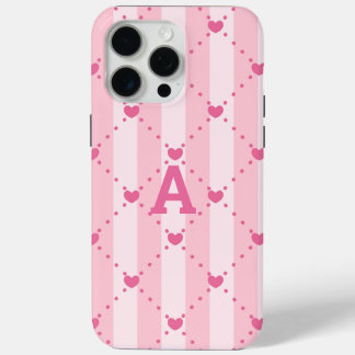 Elegant Monogram Persoonlijk iPhone 15 Pro Max Hoesje