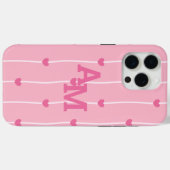 Elegant Monogram Persoonlijk Case-Mate iPhone Case (Achterkant (horizontaal))