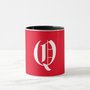 Elegant monogram Q Mok