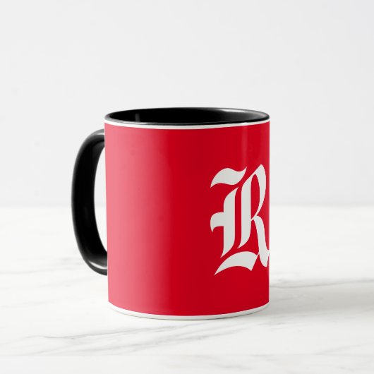 Elegant Monogram R Mok (Voorkant links)