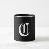 Elegant Monogram Sjabloon Mok (Midden)