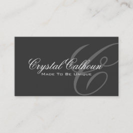 Elegant Monogram Sjabloon voor visitekaartjes