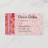 Elegant Monogram Visitekaartje (Achterkant)