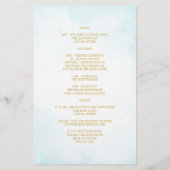 Elegant Monogram Weddenschap Welkomstreisroute (Achterkant)