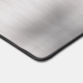 Élégant Monogramme 3D & Nom, Argent Brossé, Vs 2 (Coin)