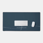 Élégant Monogramme bleu marine Dusty (Clavier et souris)