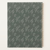 Élégant Monogramme botanique 6 Photo Collage (Dos)