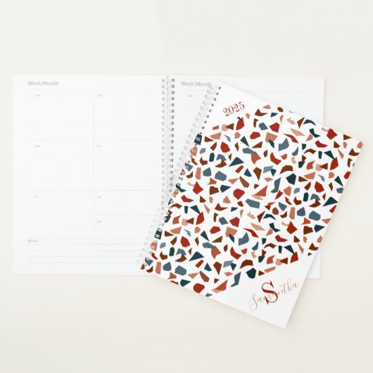 Élégant Monogramme Brown (Devant avec enveloppe)