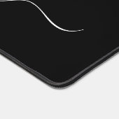 Élégant Monogramme Classic Minimal noir et blanc (Coin)