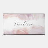 Élégant monogramme d'alcool d'encre de plage (Recto)