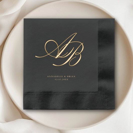 Élégant Monogramme de Mariage