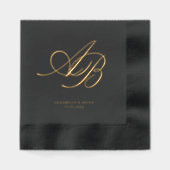 Élégant Monogramme de Mariage (Recto)