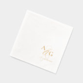 Élégant monogramme d'écriture esperluette mariage (Gauche)