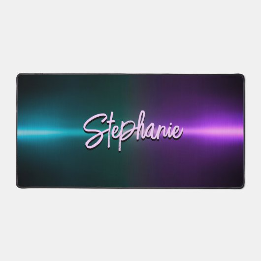 Élégant monogramme d'ombré violet (Recto)