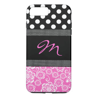 Élégant Monogramme fille iPhone 7 Plus Coque