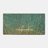 Elégant Monogramme initial Gold Parties scintillan (Recto)