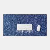 Elégant Monogramme initial Parties scintillant ble (Clavier et souris)