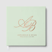 Élégant, Monogramme, Mariage (Recto)