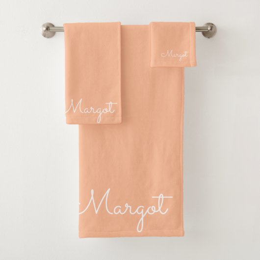 Élégant monogramme moderne script de pêche (En situation)