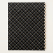 Élégant Monogramme noir or élégant Initiale 2023 (Dos)