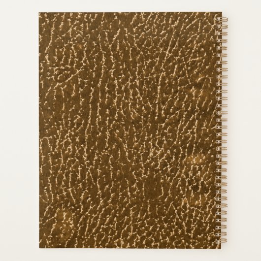 Elégant Monogramme Or Luxe Texture Or Lettrage (Dos)