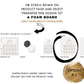 Élégant Monogramme Or Mariage Signe du tableau de