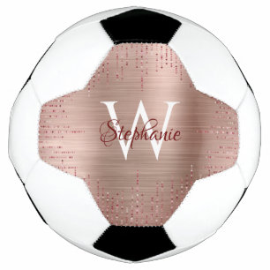 Élégant Monogramme Or Rose