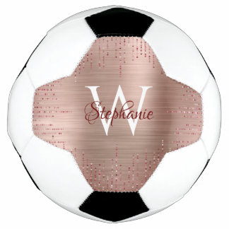 Élégant Monogramme Or Rose