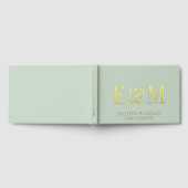 Élégant Monogramme Sage Mariage vert (Complet)