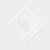 Élégant Monogramme Typographie Script Mariage Arge (Droite)