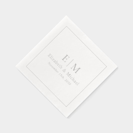 Élégant Monogramme Typographie Script Mariage Arge (Droite)