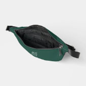 Élégant Monogramme Vert (Ouvrir)