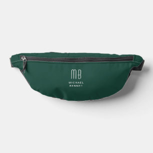 Élégant Monogramme Vert