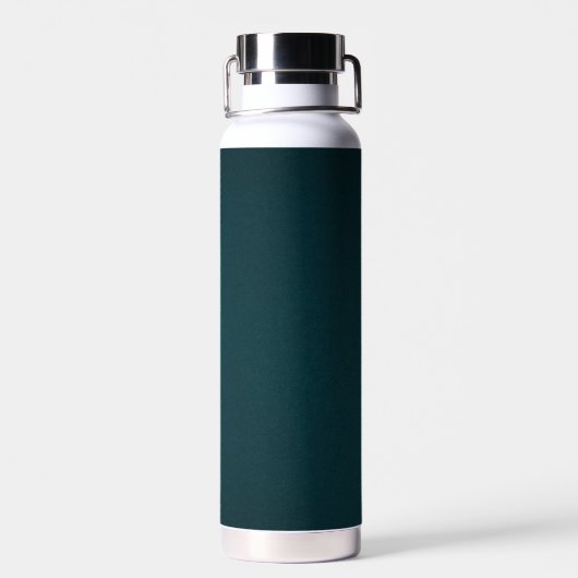 Élégant Monogramme vert foncé Script bouteille d'e (Arrière)