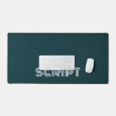 Élégant Monogramme vert foncé Script bouteille d'e (Clavier et souris)